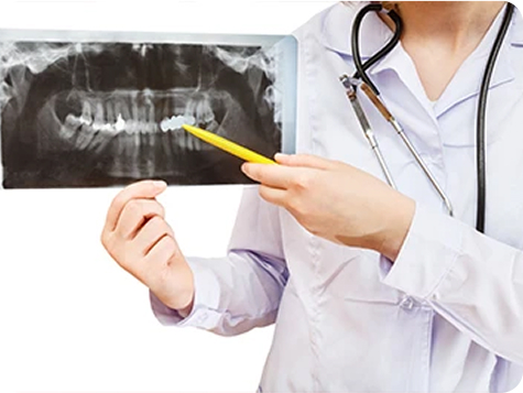 Dental implant in jawbone